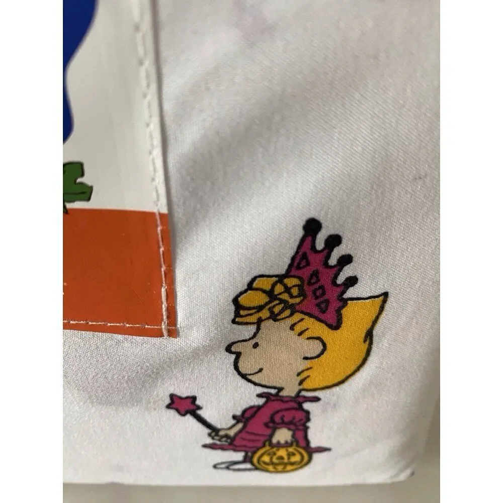 Peanuts Snoopy Charlie Brown Halloween Costumes FULL‎ Size Sheet Set NEW